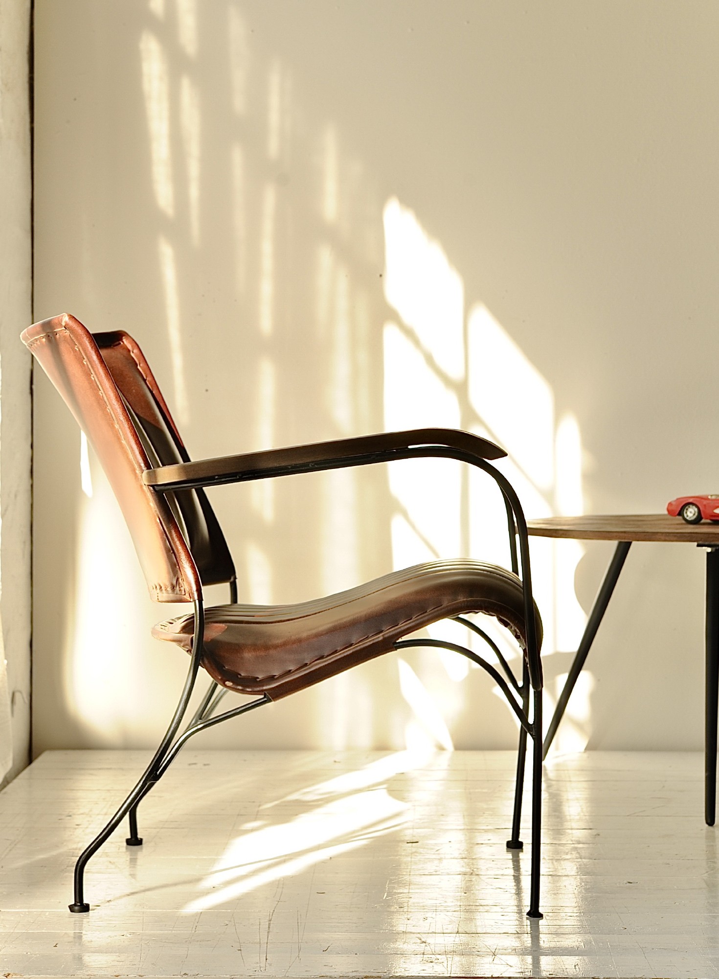Armsessel 'Florine', braun, B 68 cm, L 76 cm, H 75 cm von fischer's lagerhaus