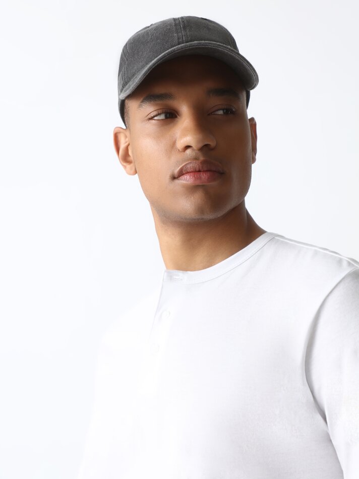 Camiseta com gola Baker - Off-white