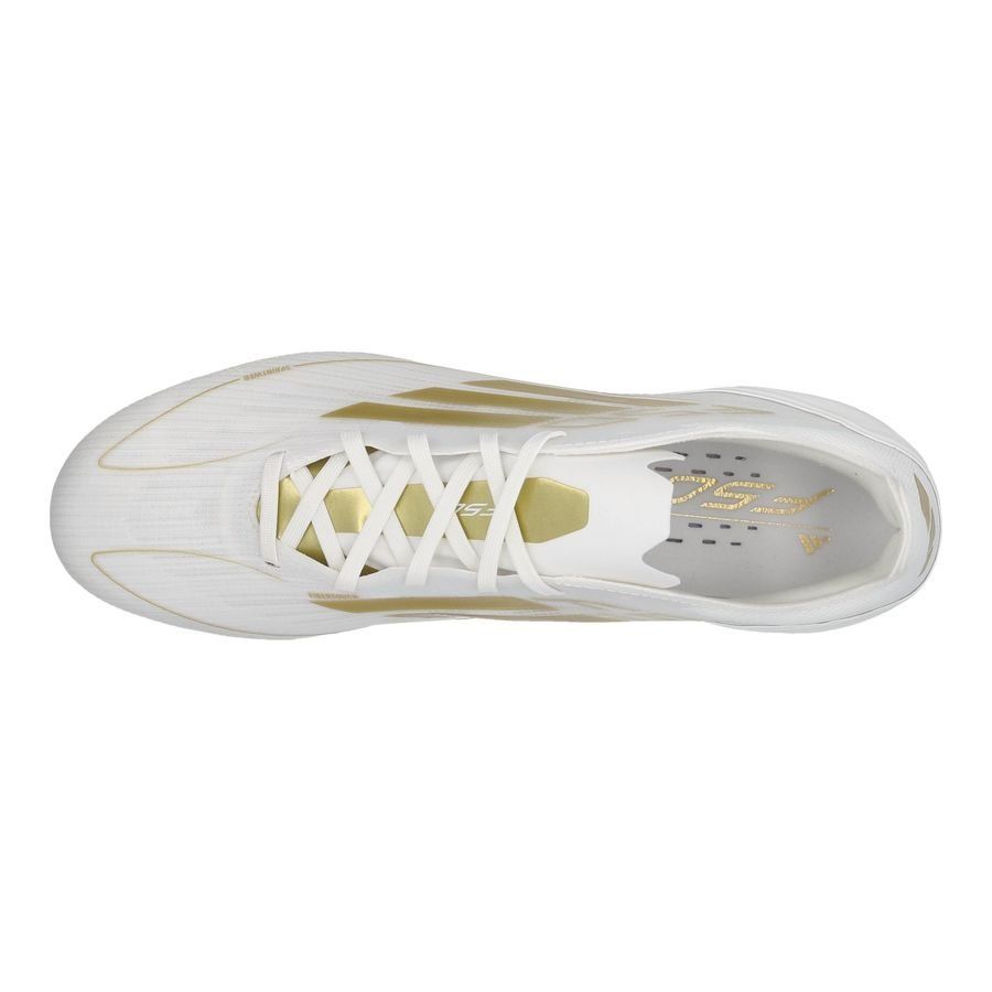 adidas F50 Pro FG Day Spark - Blanc/Doré/Blanc