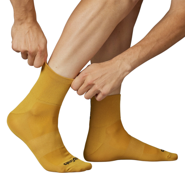 GripGrab Lightweight SL Low Cut Cykelstrømper, Mustard Yellow