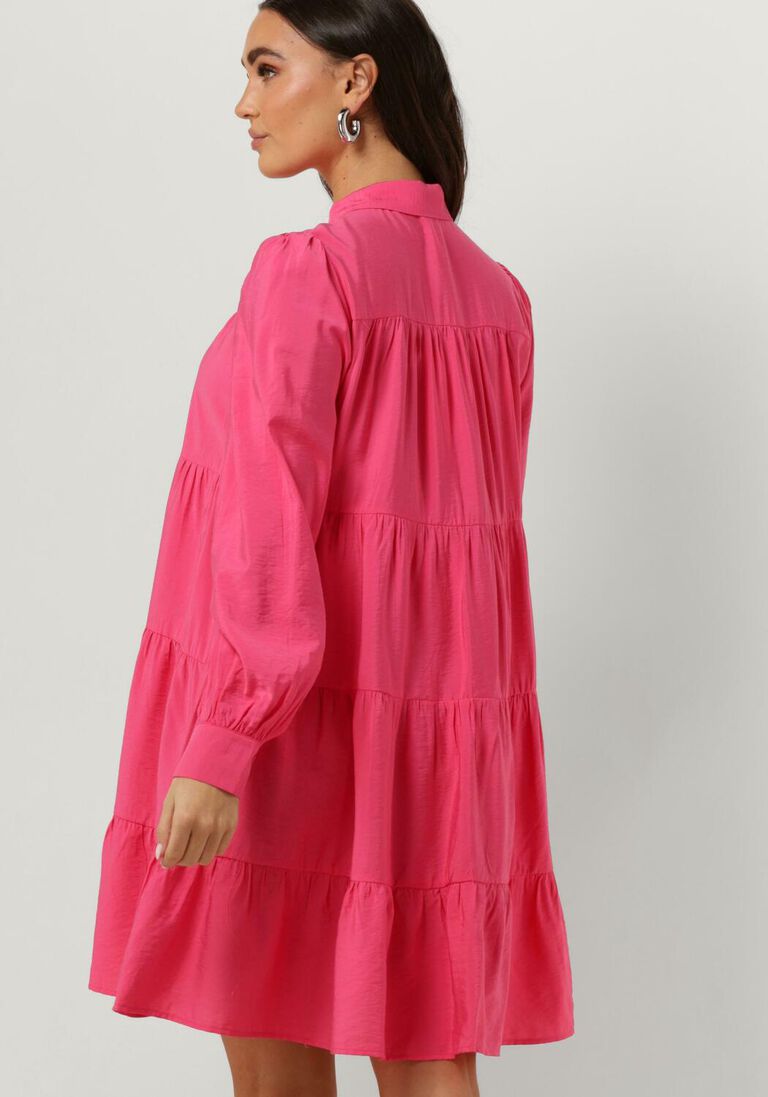 Y.A.S. roze y.a.s. mini jurk yaspala ls shirt dress s.