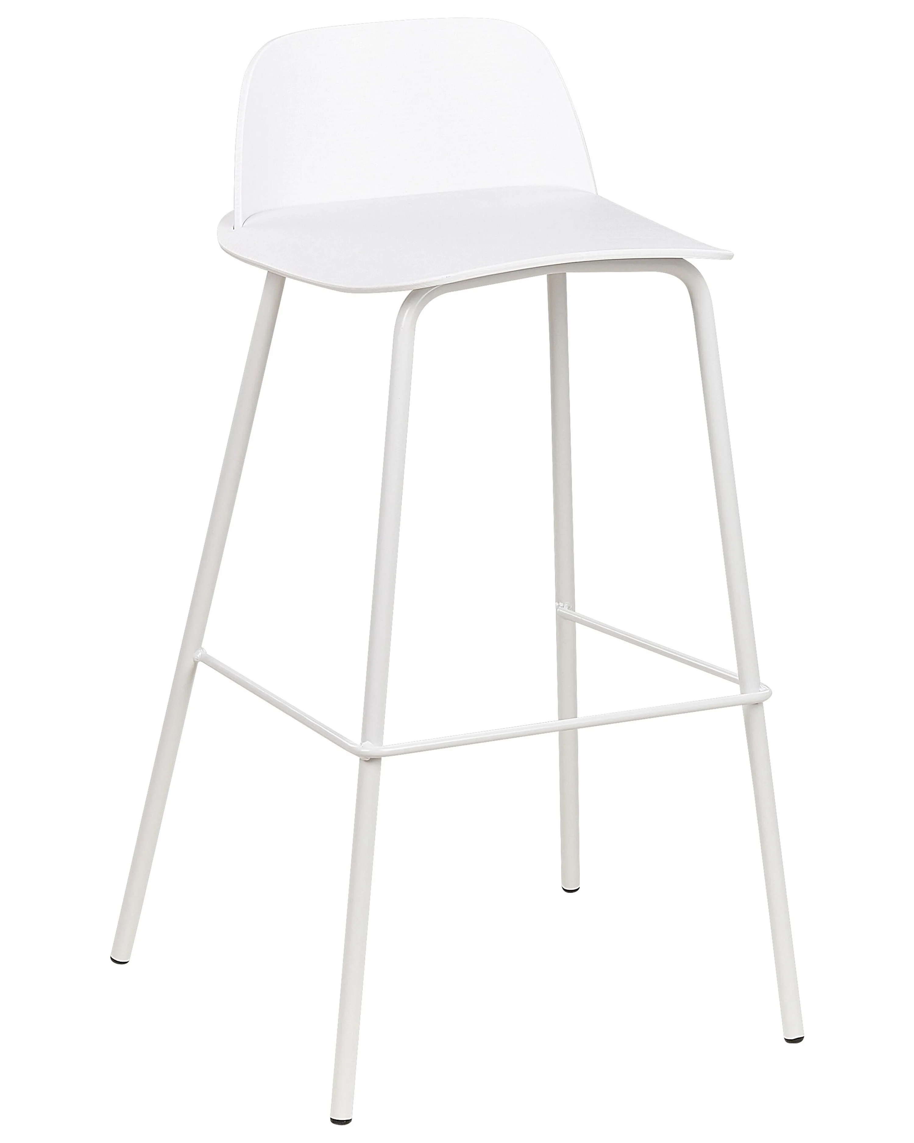 Set van 4 barstoelen MORA Wit
