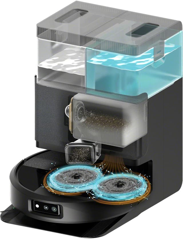 iRobot Roomba Combo 505 Plus rengøringsrobot N185040 (sort)