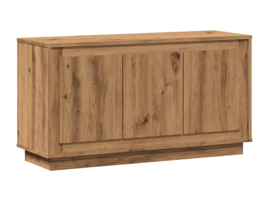 Buffet chêne artisanal 102x35x55 cm bois d'ingénierie