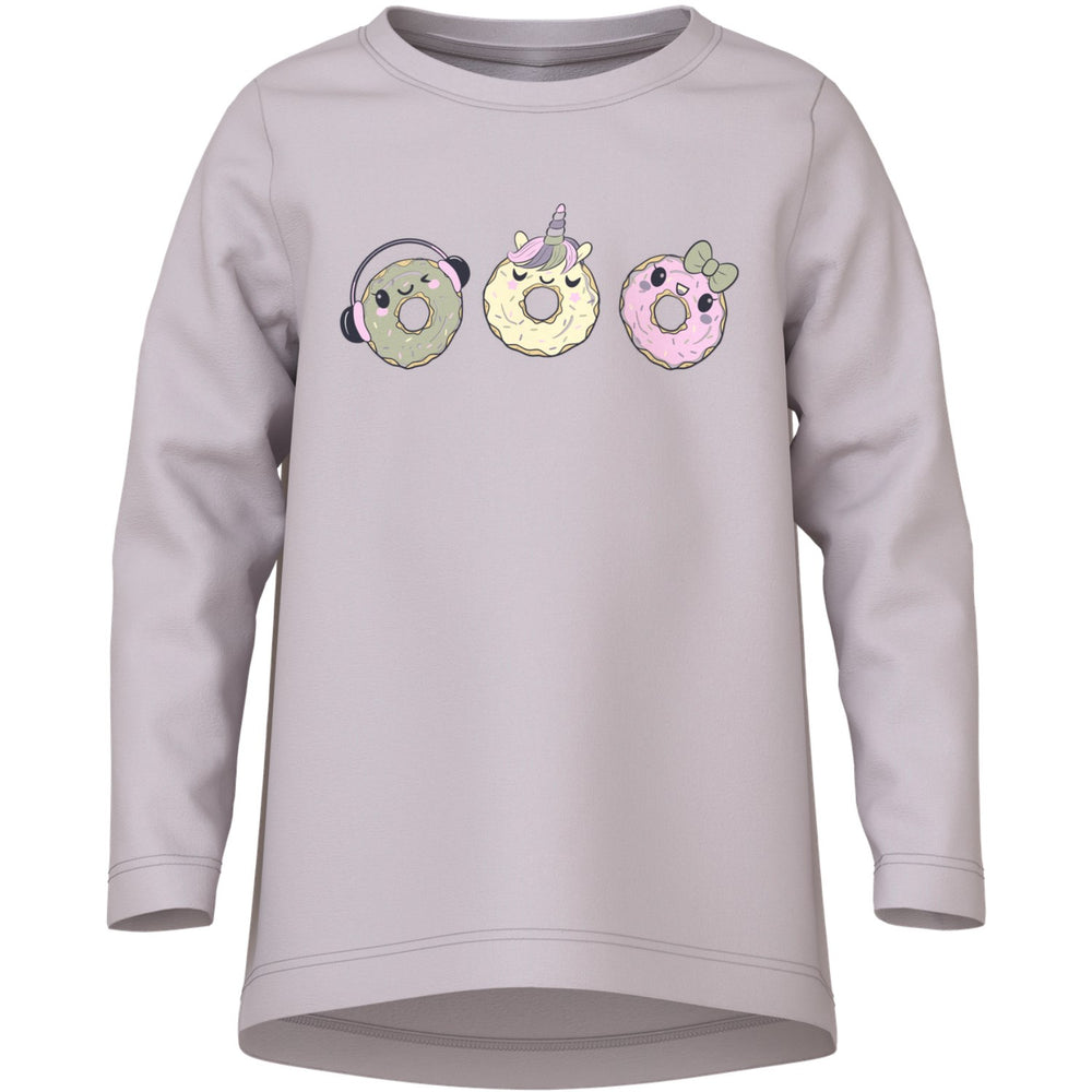 Køb Name It Lilac Marble Donuts Nmfviolet Ls Loose Top