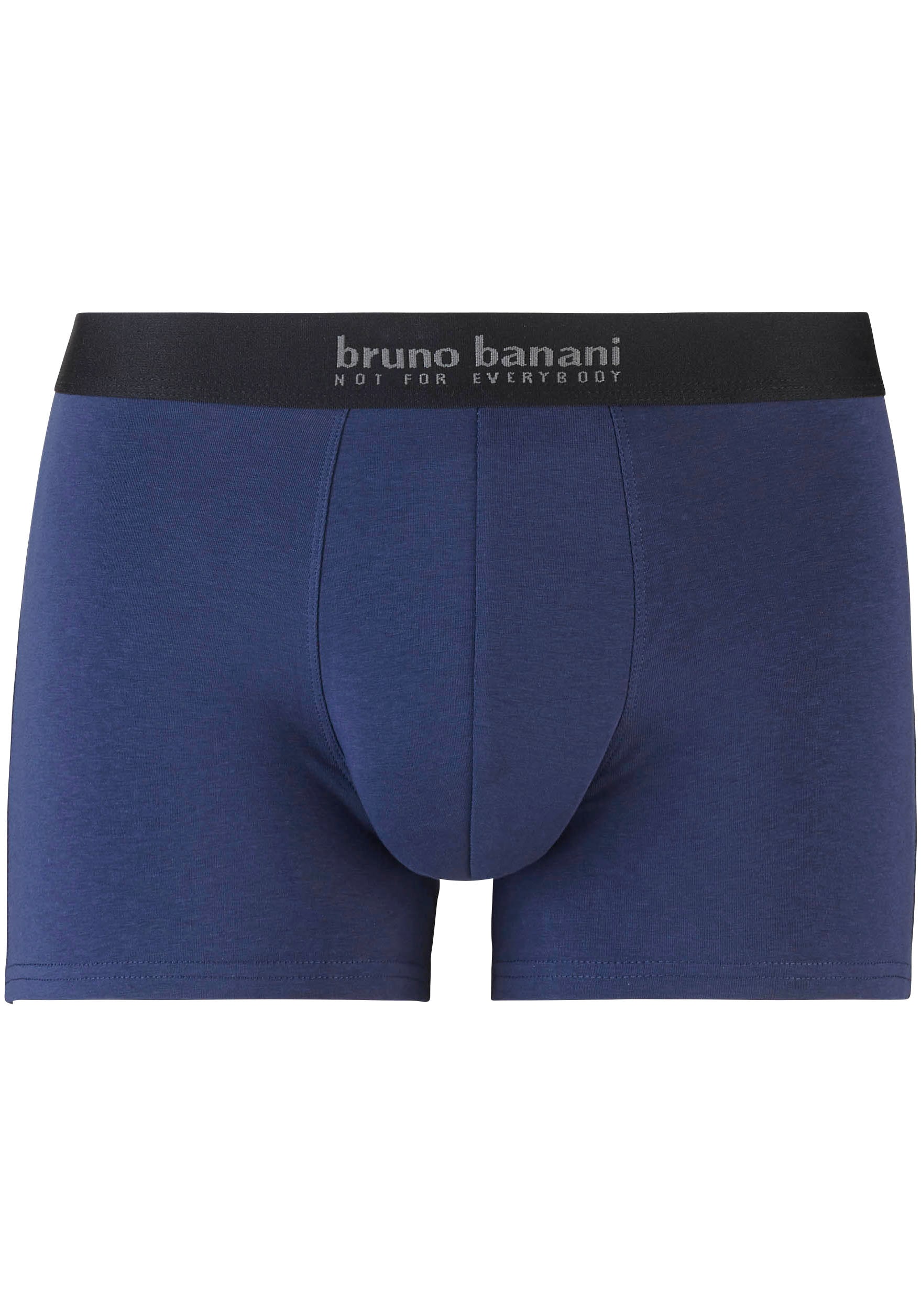 Bruno Banani Boxershorts »Short 3Pack Energy Cotton«, mit Schriftzug am Bund