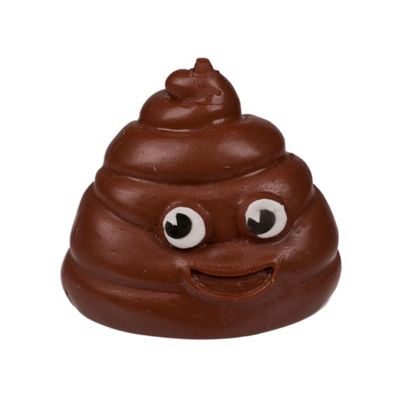 Stressball / Klemmeball - Basjpølse / Bæsj