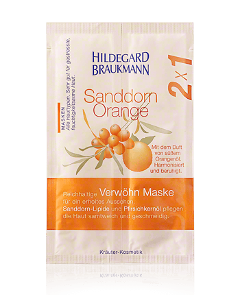 Hildegard Braukmann Sanddorn Orange Verwöhn Maske 2x7ml