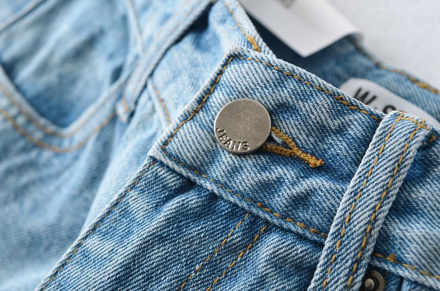 Avauntgardo - High Rise Washed Wide Leg Jeans