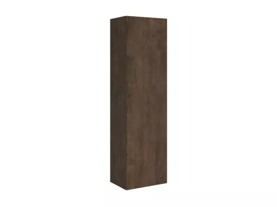 Armoire lit 120x190 avec canapé et colonne de rangement bois noyer Kanto-Couleur Microfibre 13