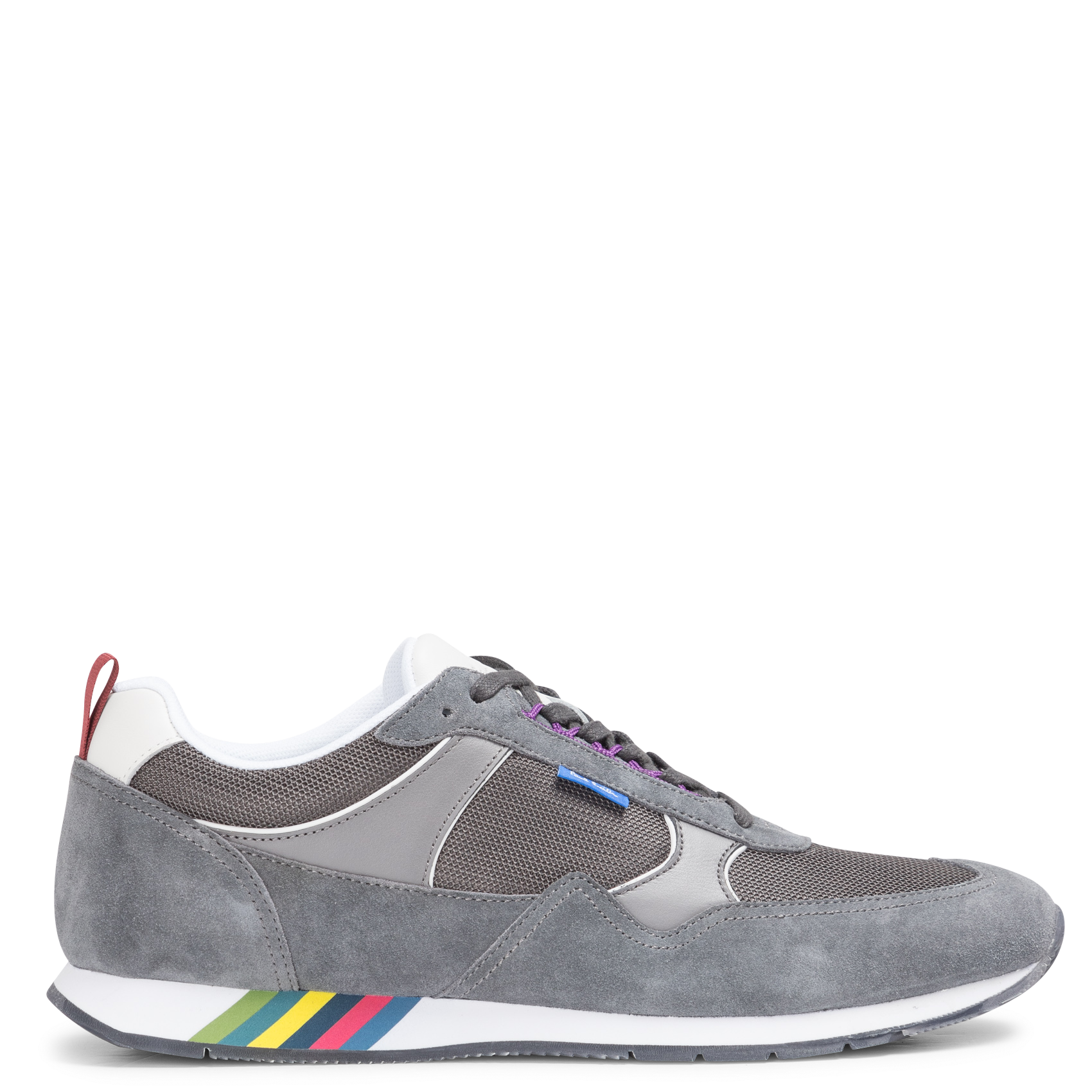 Baskets basses en cuir| Gris