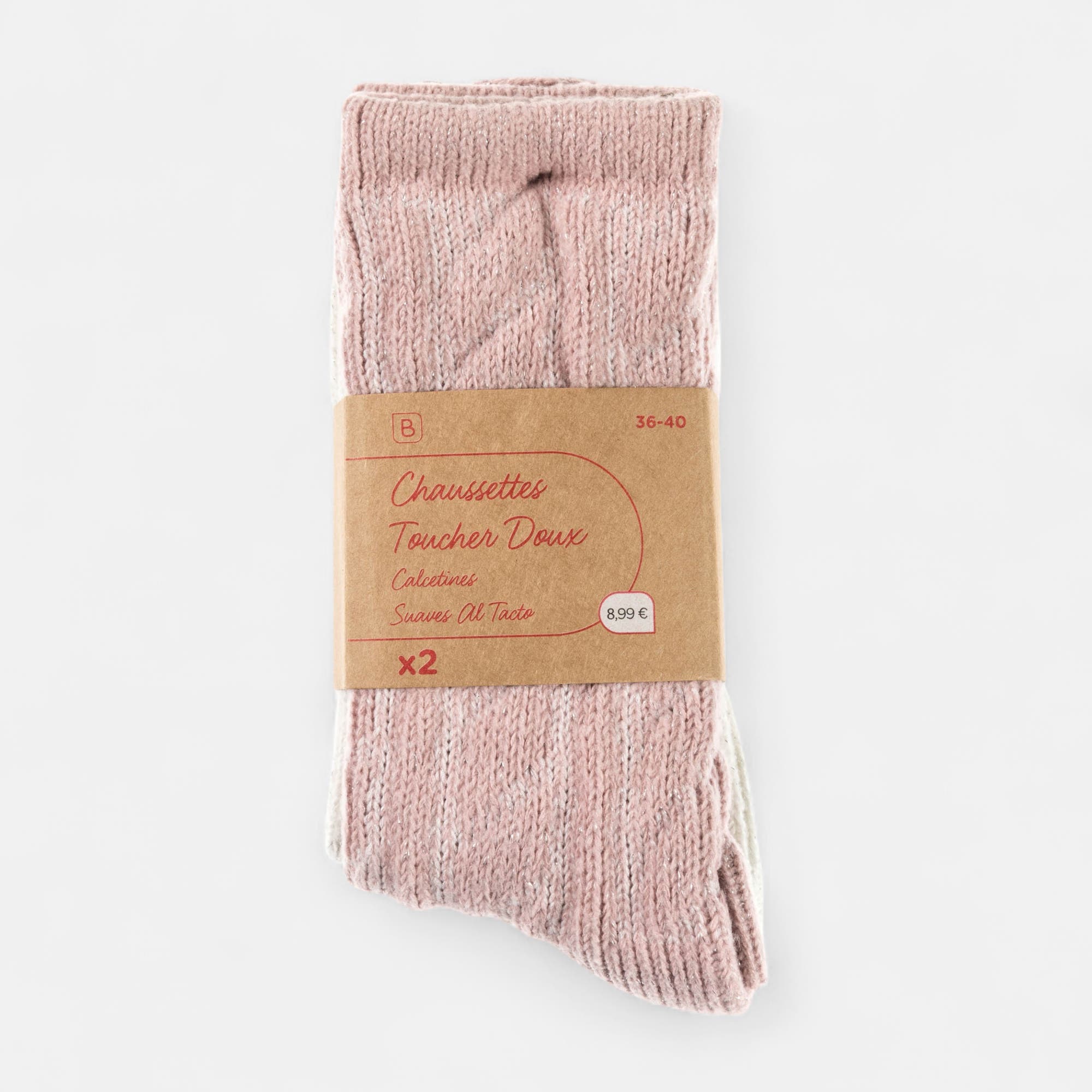 Chaussettes Femme rose