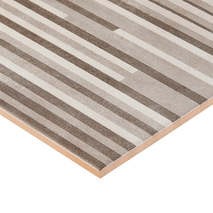 Carrelage mural gris 20x60cm Konkrete