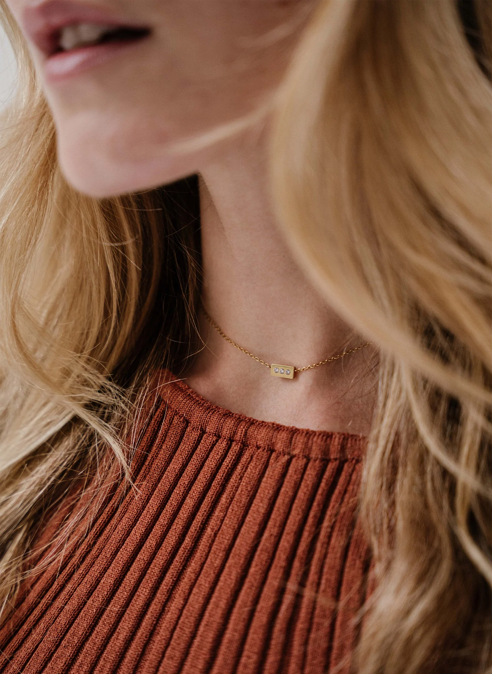 MINOS - Collier chaîne minos | Vert