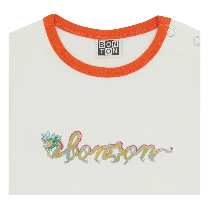 Bonton T-Shirt Tuba Coton Bio | Ecru