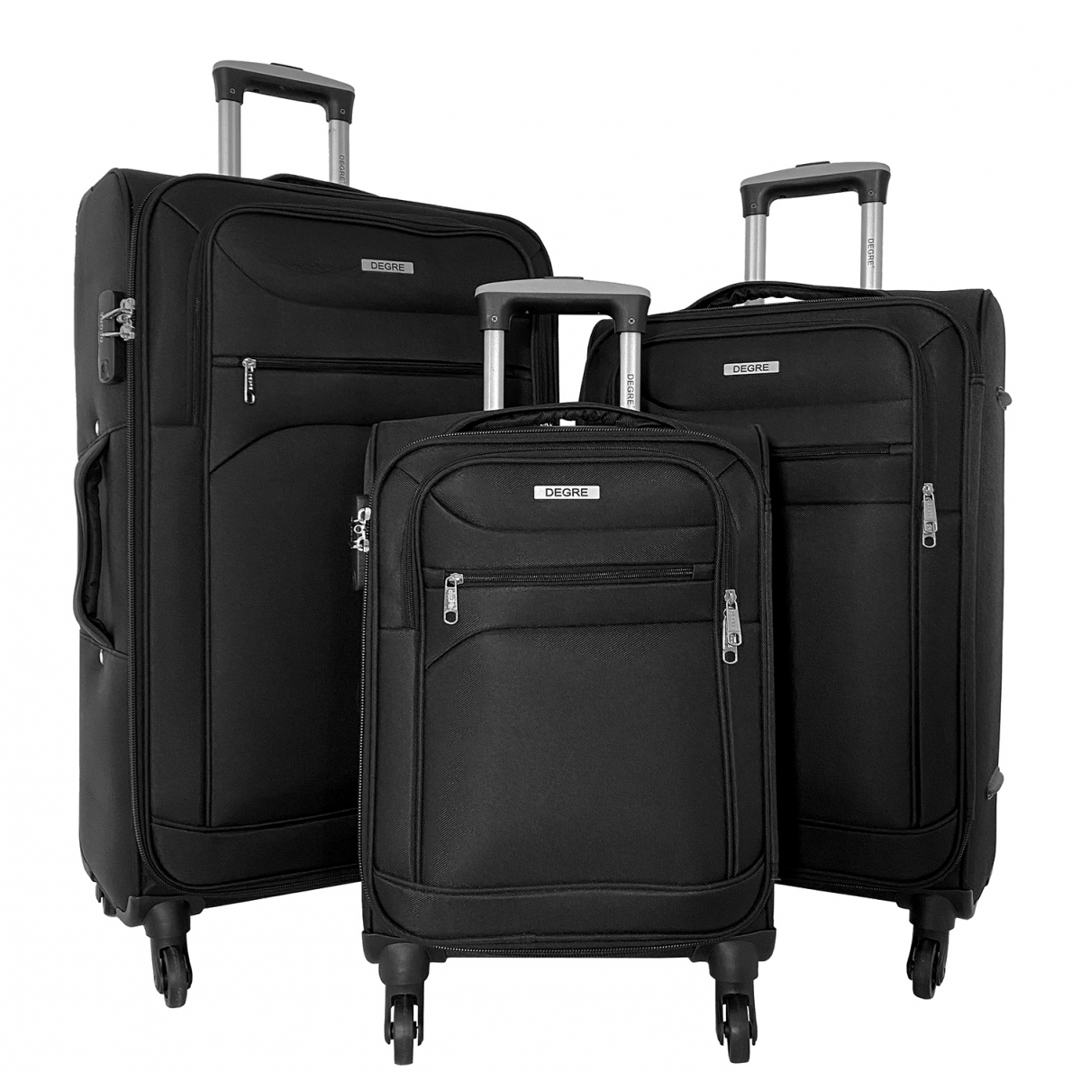 Degré Lot 3 valises souples dont 1 valise cabine Degré