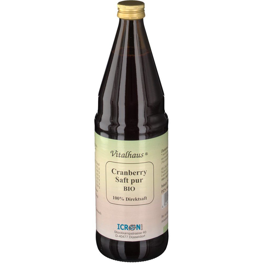 Vitalhaus® Cranberry Saft Pur Bio