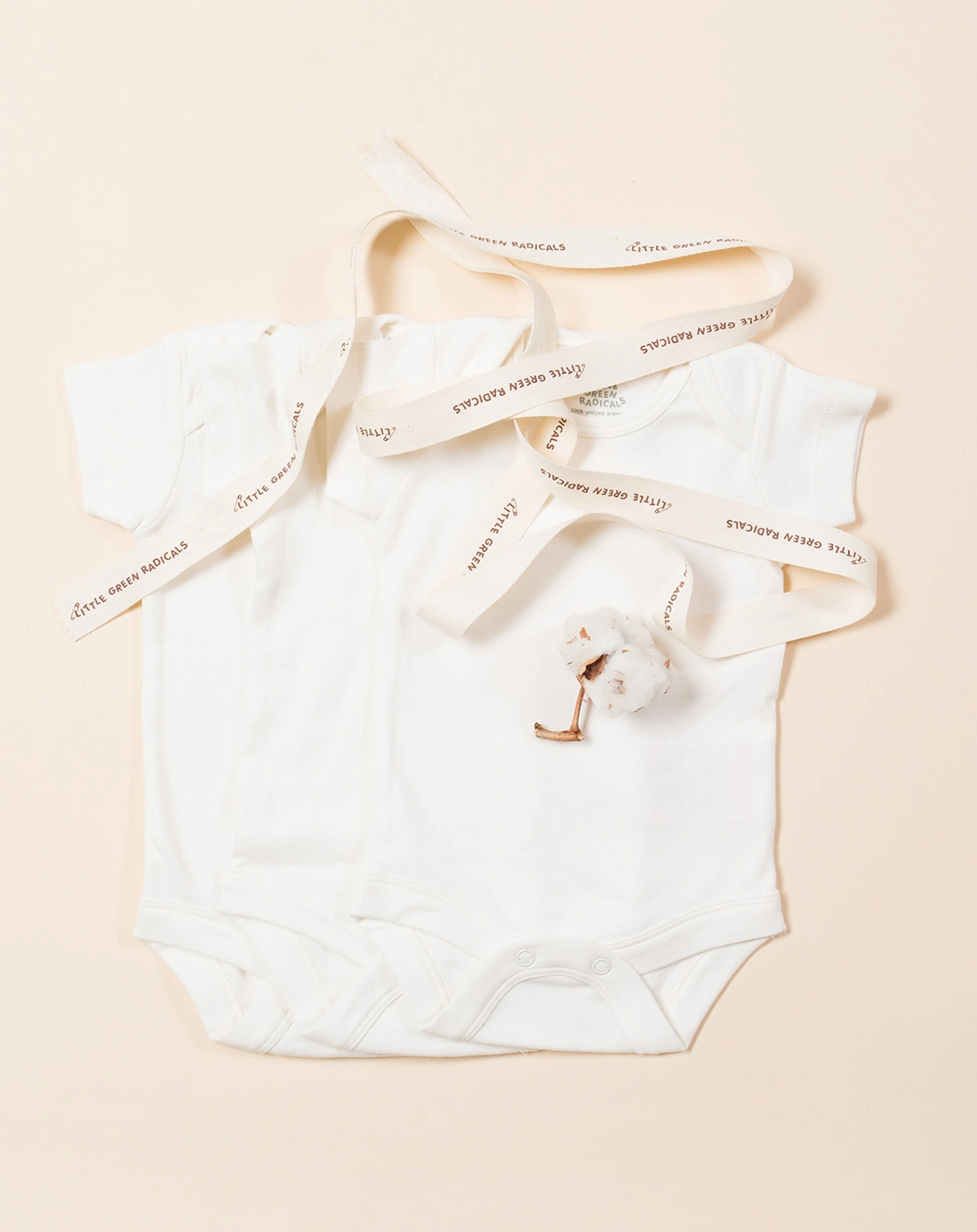 Kurzarm-Body NATURAL 3er-Pack in weiß