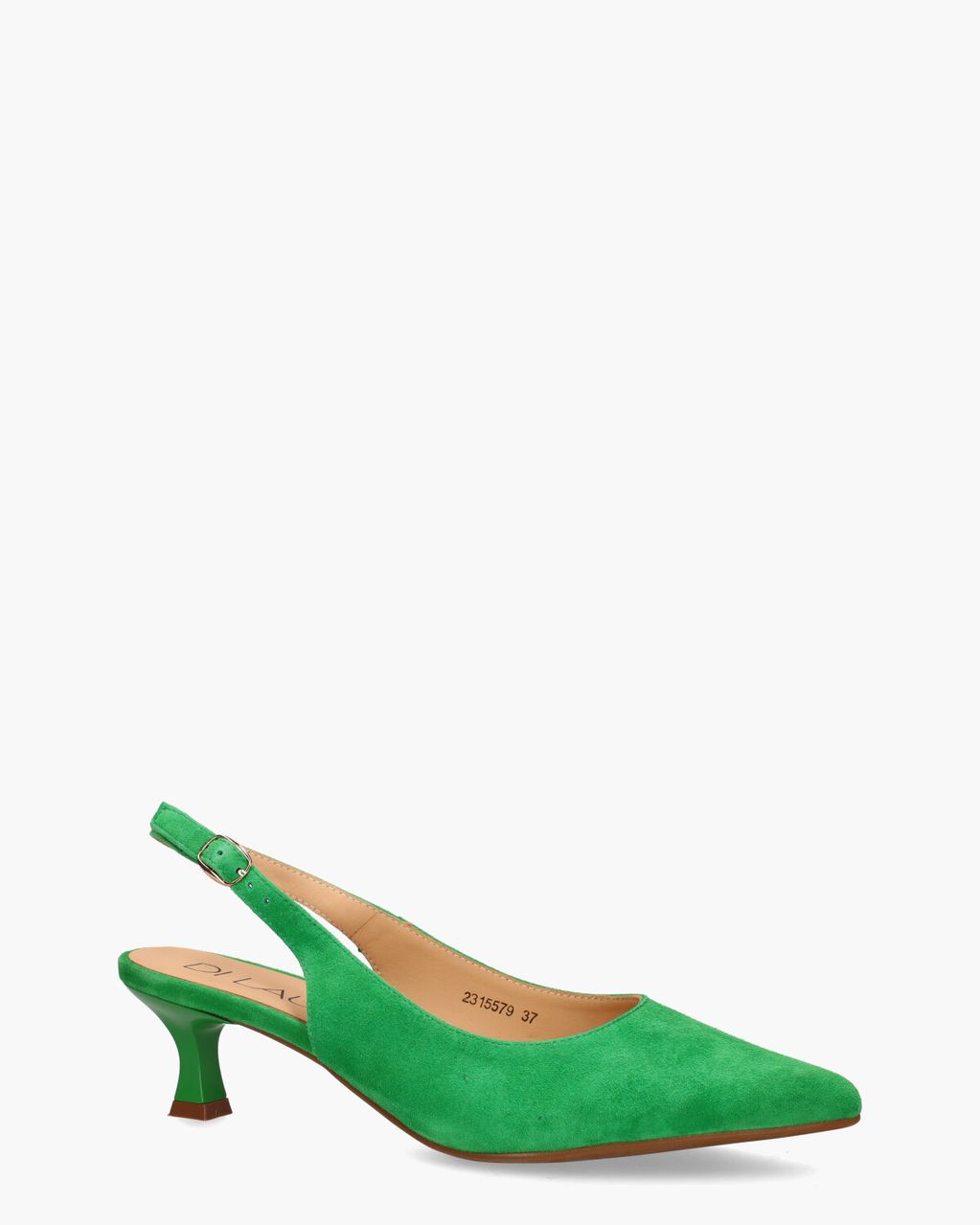 Di Lauro Rebecca Groen Dames Slingbackpumps
