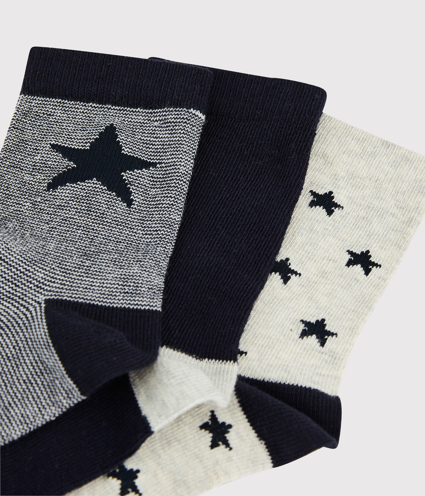 Lot de 3 paires de chaussettes fille-garçon
