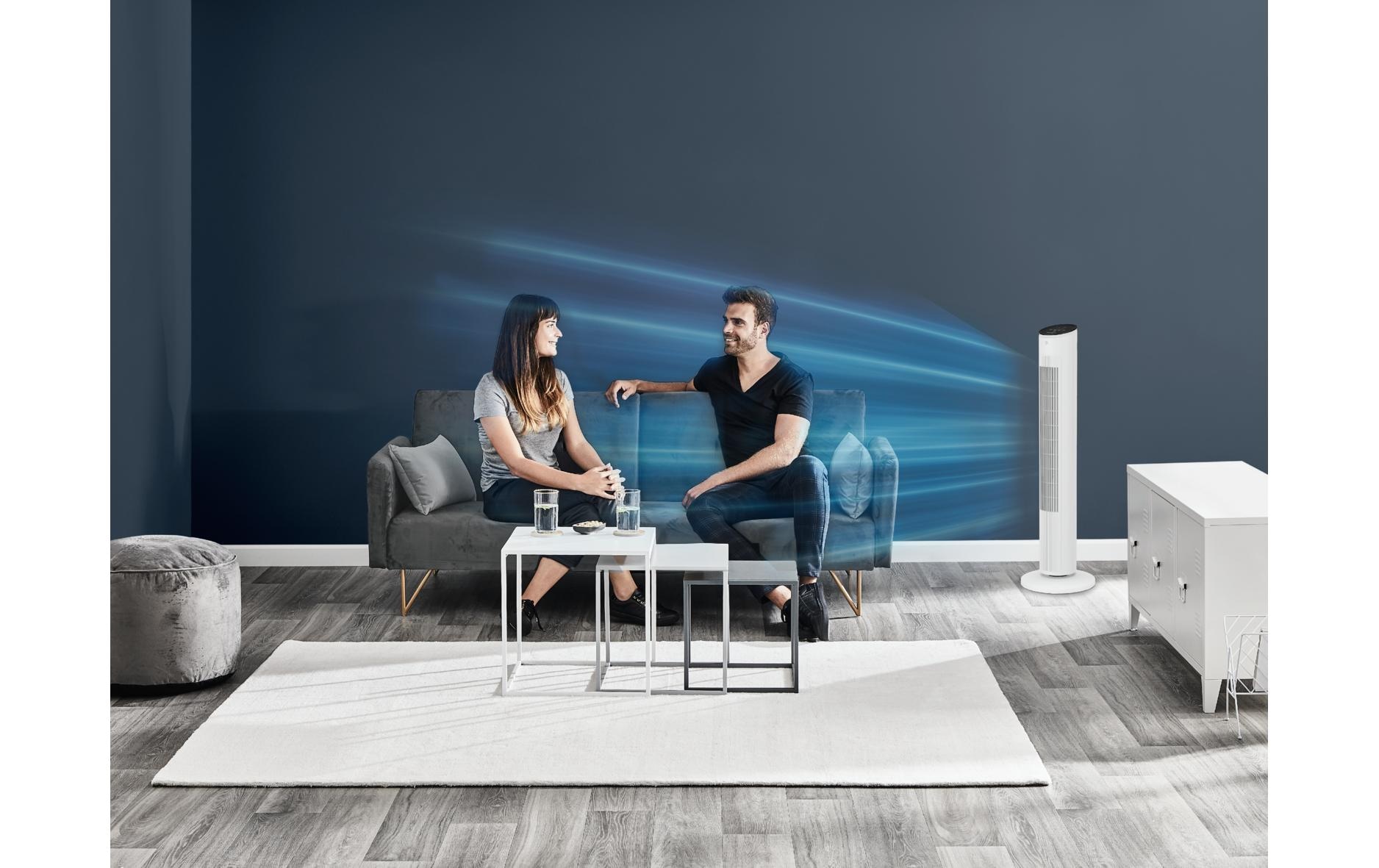 Rowenta Turmventilator »Eole Ultra VU6871F0 Weiss«