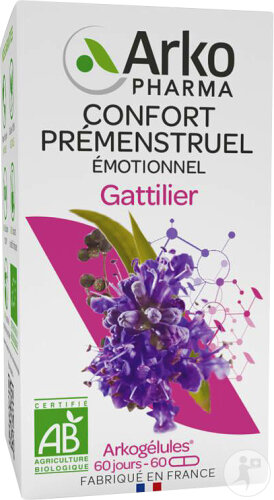 Arkopharma Arkogélules Confort Prémenstruel Gattilier Bio 60 Gélules