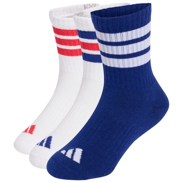 adidas - Kid's 3-Stripes Concept Crew 3-Pack - Chaussettes multifonctions