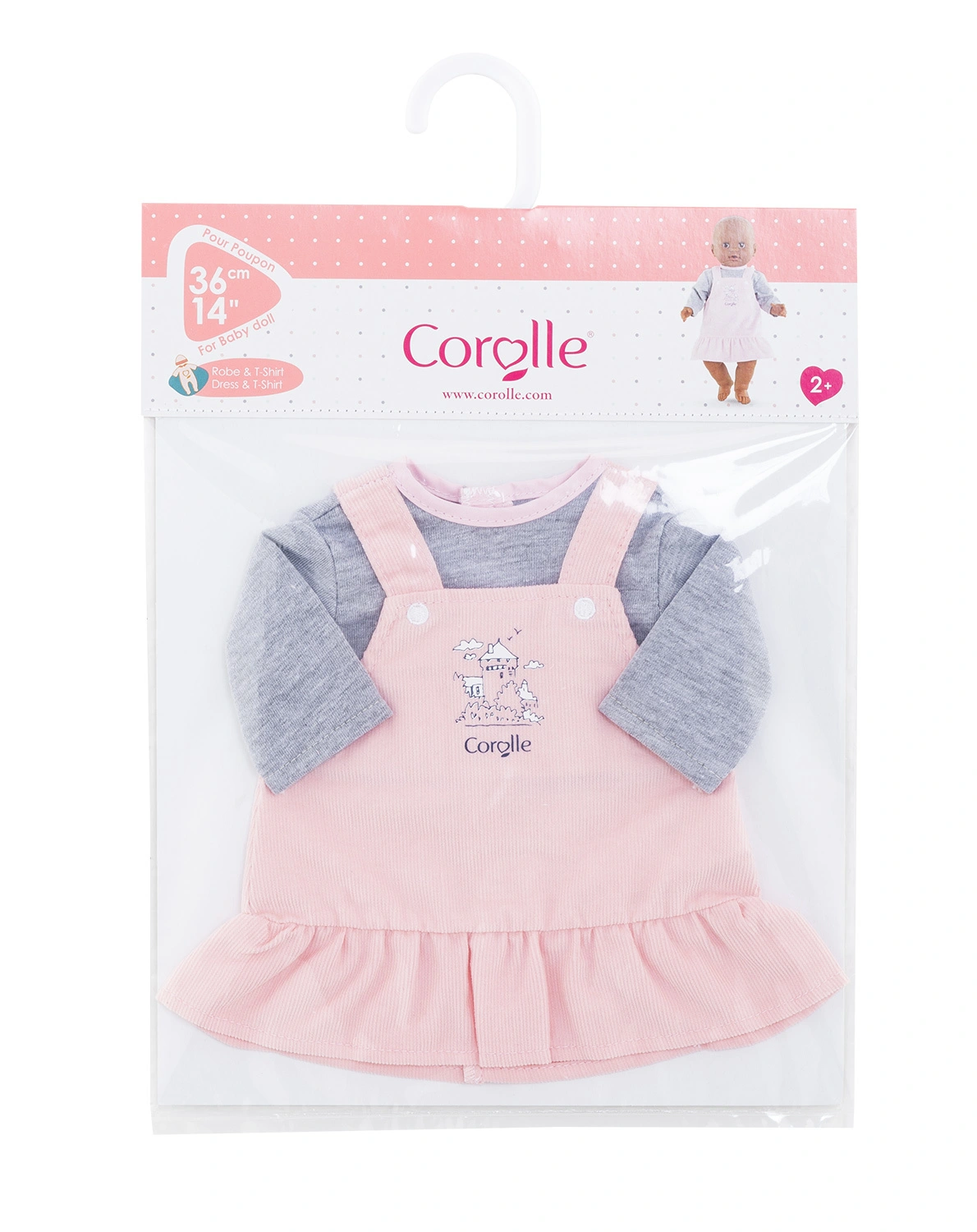 Puppenkleidung MON GRAND POUPON - CORDKLEID LOIRE (36cm)