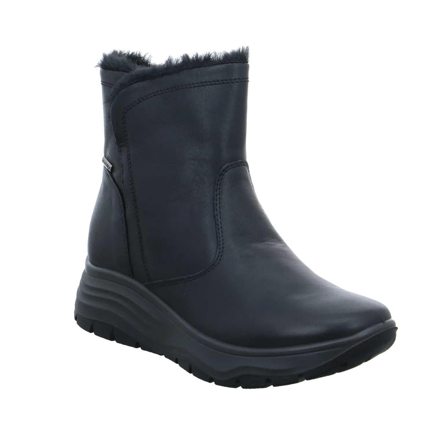 IMAC Comfort-Stiefelette Schwarz Leder  TEX Membrane