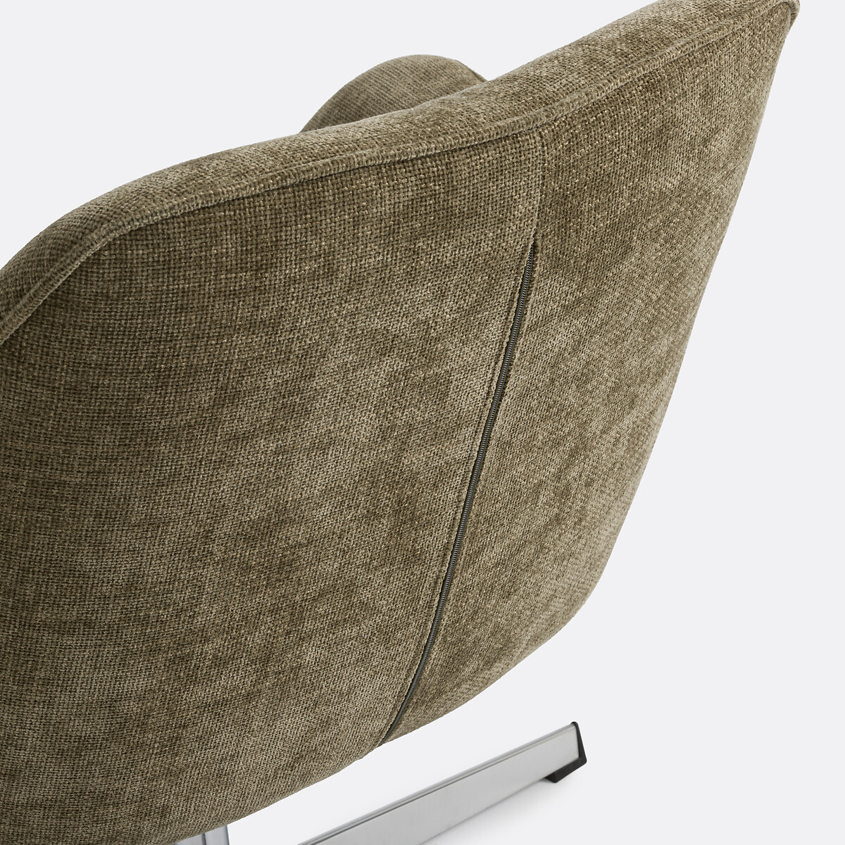 LA REDOUTE INTERIORS<br>Poltrona giratória, tecido estruturado, Hemmo