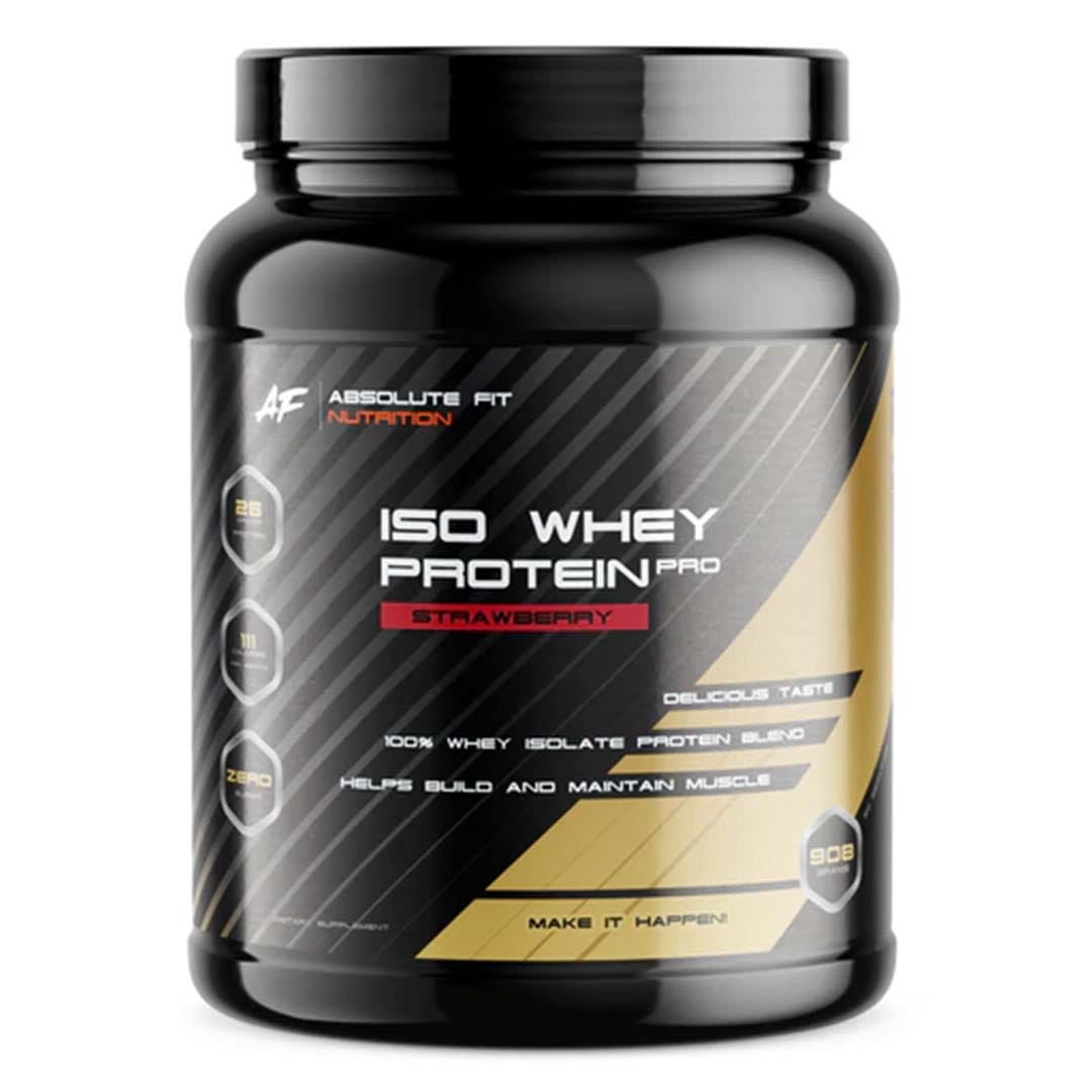 Absolute Fit Nutrition  Iso Whey Protein Aardbei