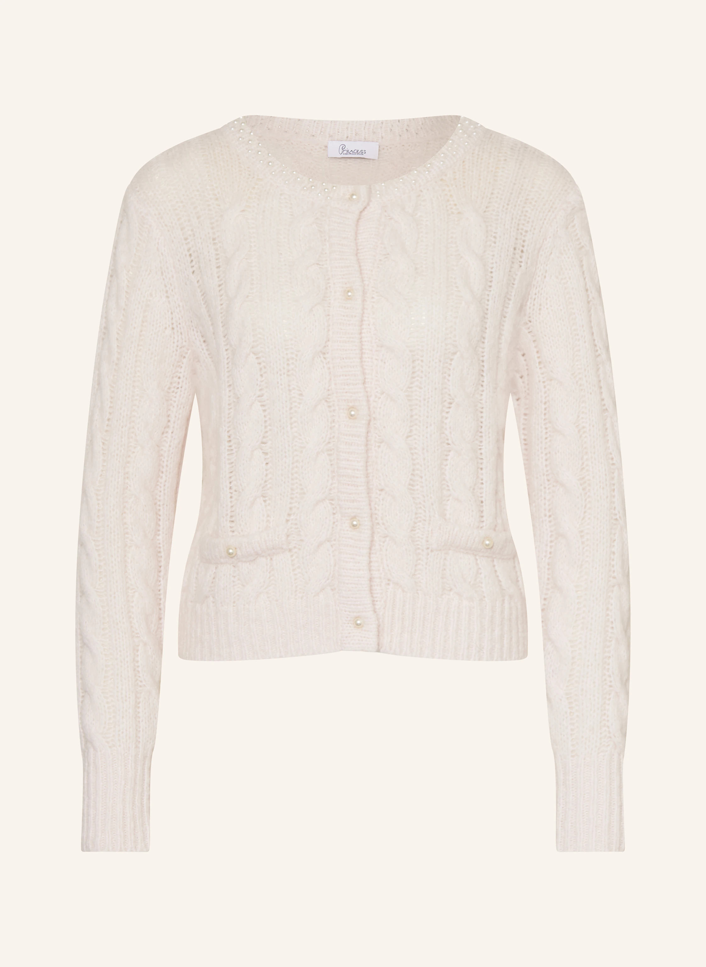 Princess GOES HOLLYWOOD Strickjacke mit Schmuckperlen