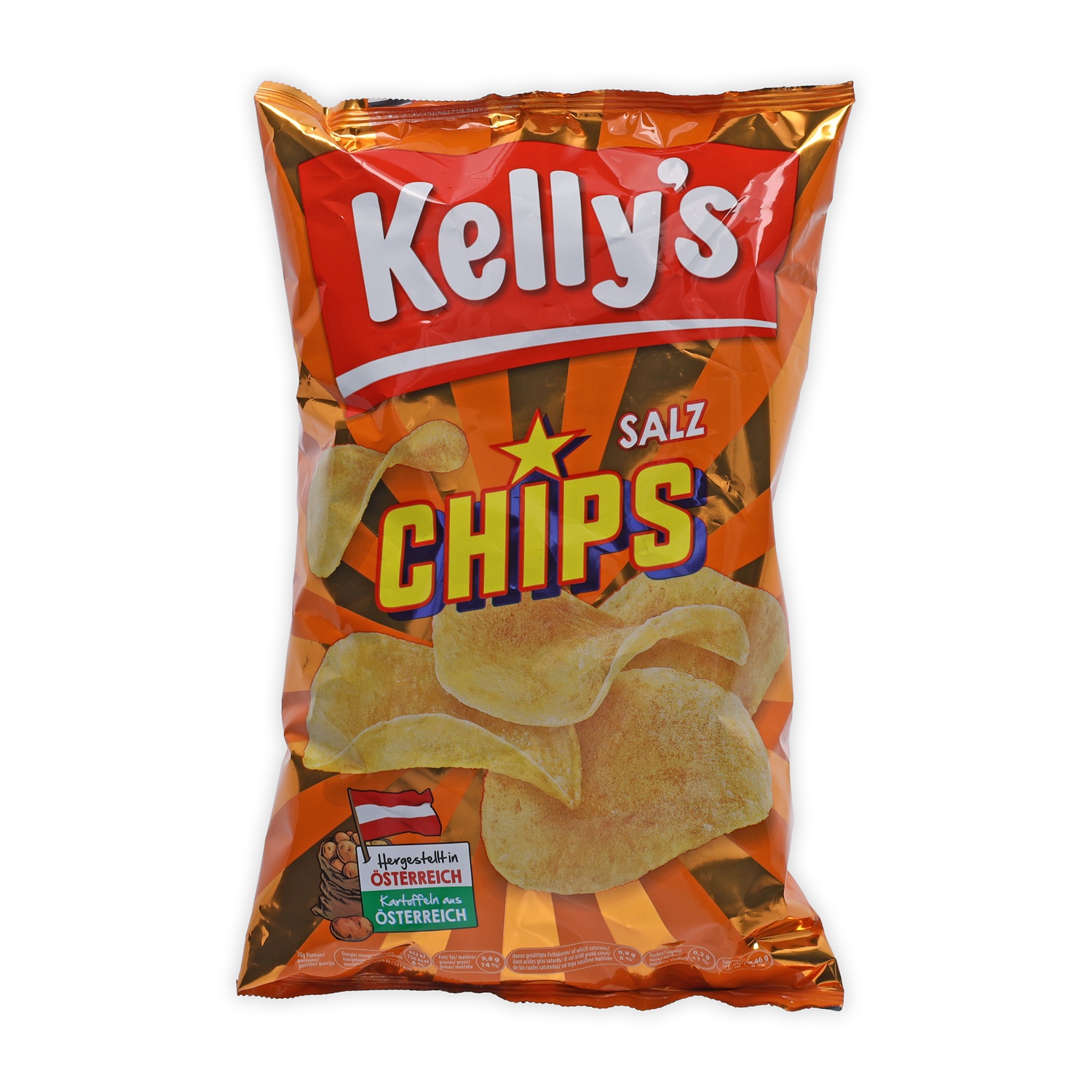 KELLY'S Crisps Salt 150 g