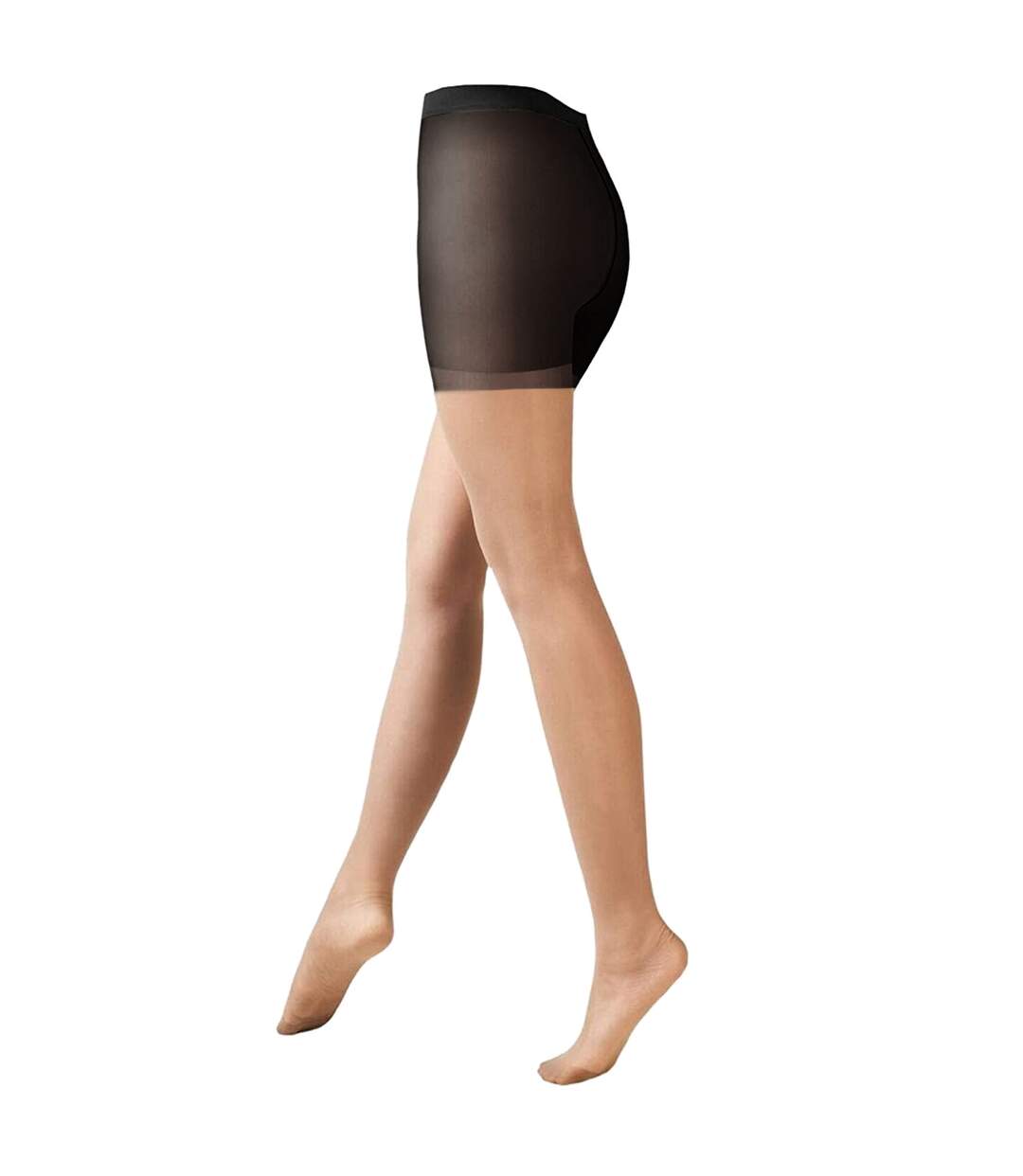 Cindy - Collants satinés 15 deniers (1 paire) - Femme (Noir opaque) - UTLW111
