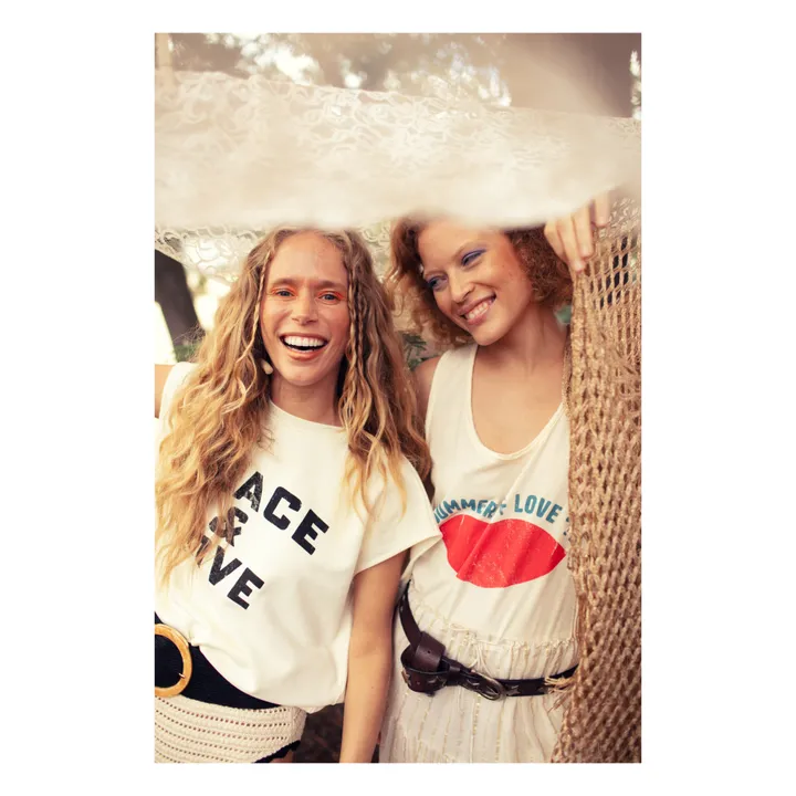 Sisters Department Débardeur Olivia Coton et Lin | Blanc