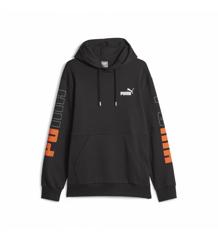 Moletom Puma Power Colorblock, Preto