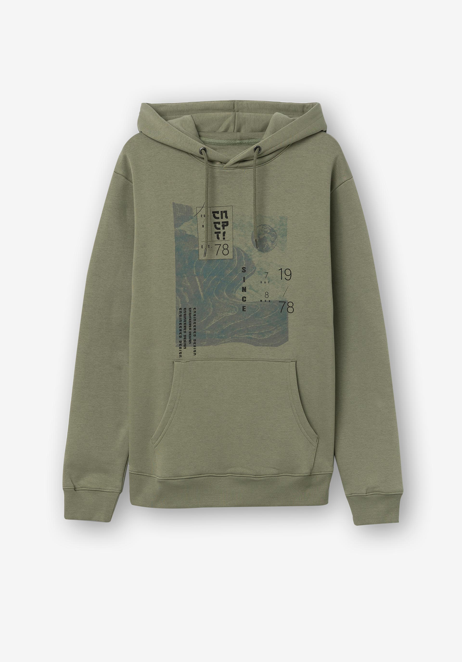 Hoodie com Estampado Frontal