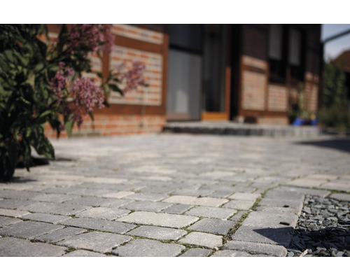 Cobblestone, multi-formaat straatsteen, Colorado antiek grijs-antraciet melange, 8 cm dik (alleen leverbaar in lagen)