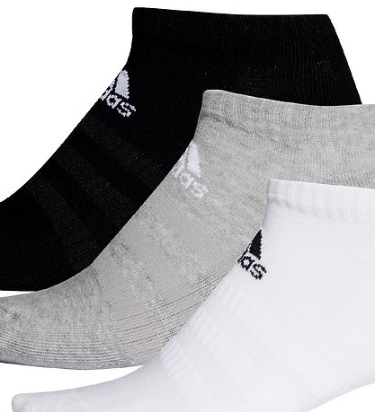 adidas Performance AnkelStrømper - 3-pak - Gråmeleret/Sort/Hvid