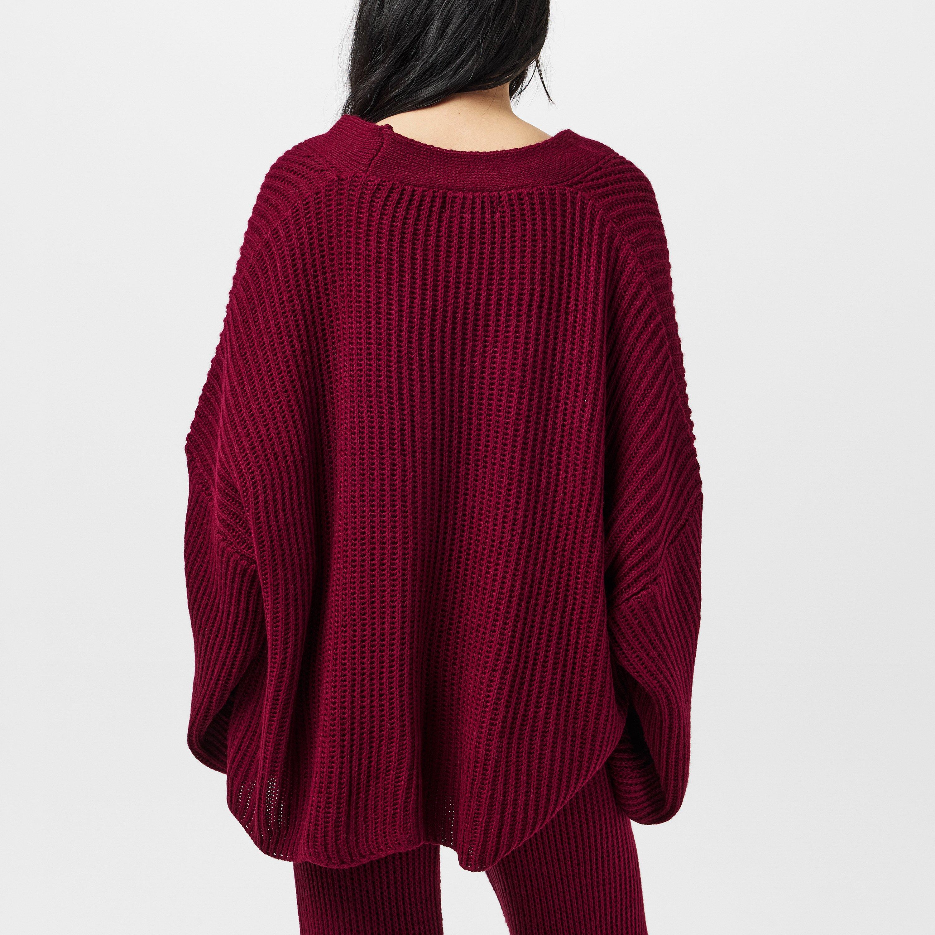 Missy Empire ME Chunky Knit Cardigan And Trouser Set Womens