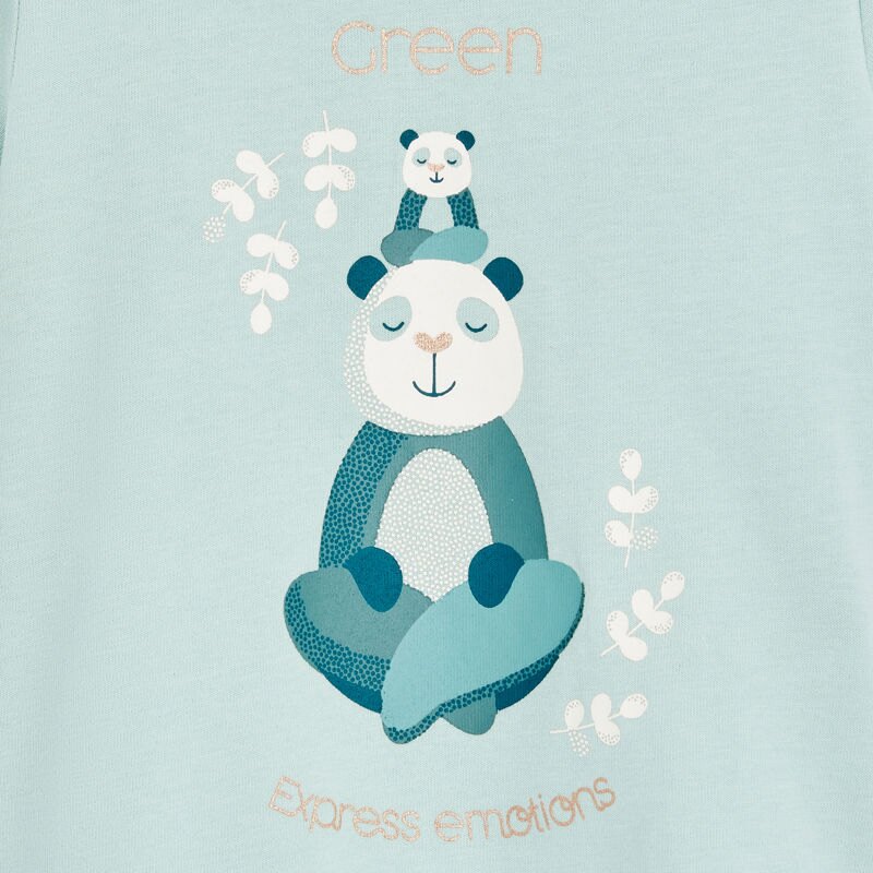 T-shirt Green vert bébé fille Vert