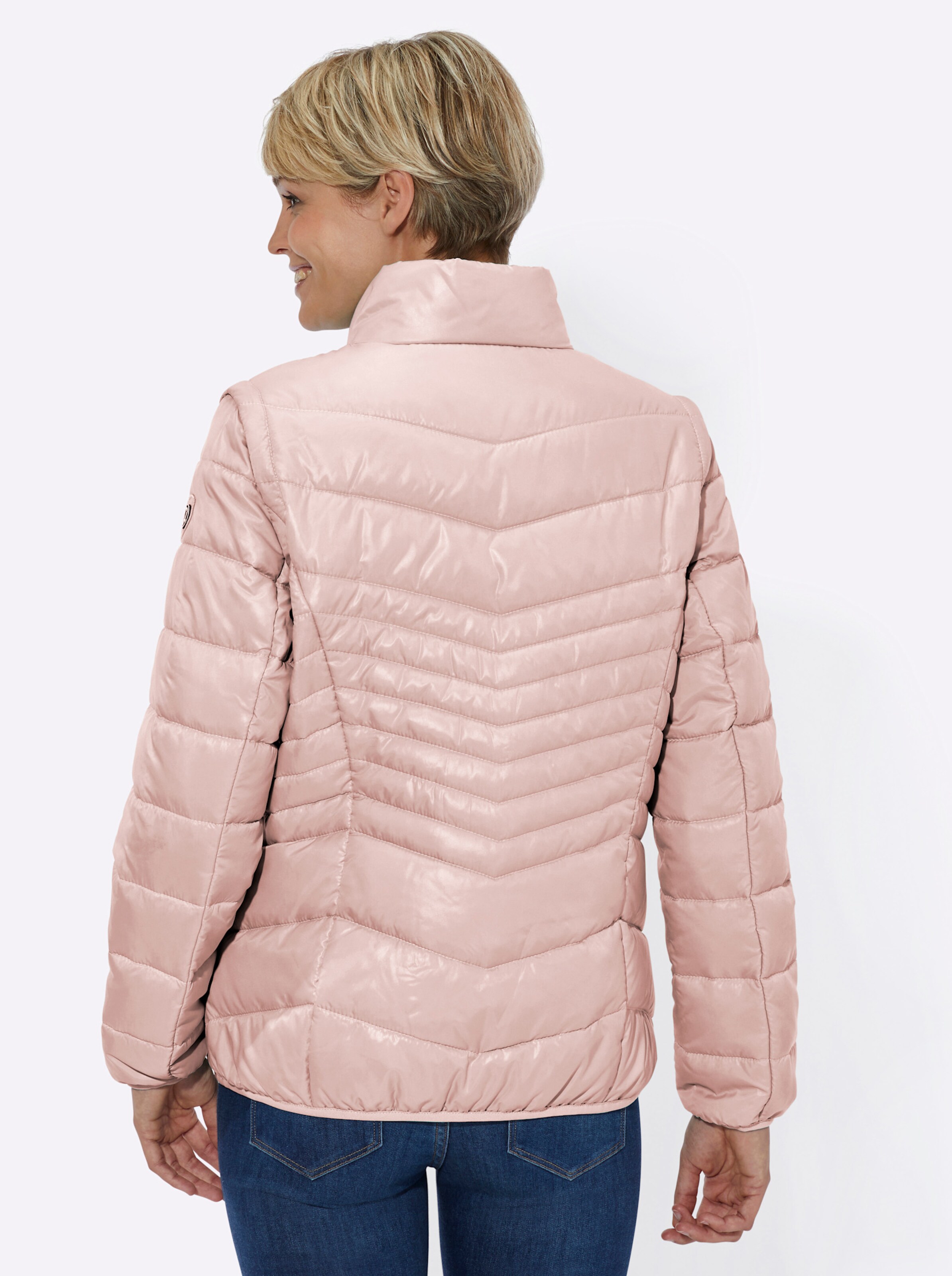 Steppjacke in puder
