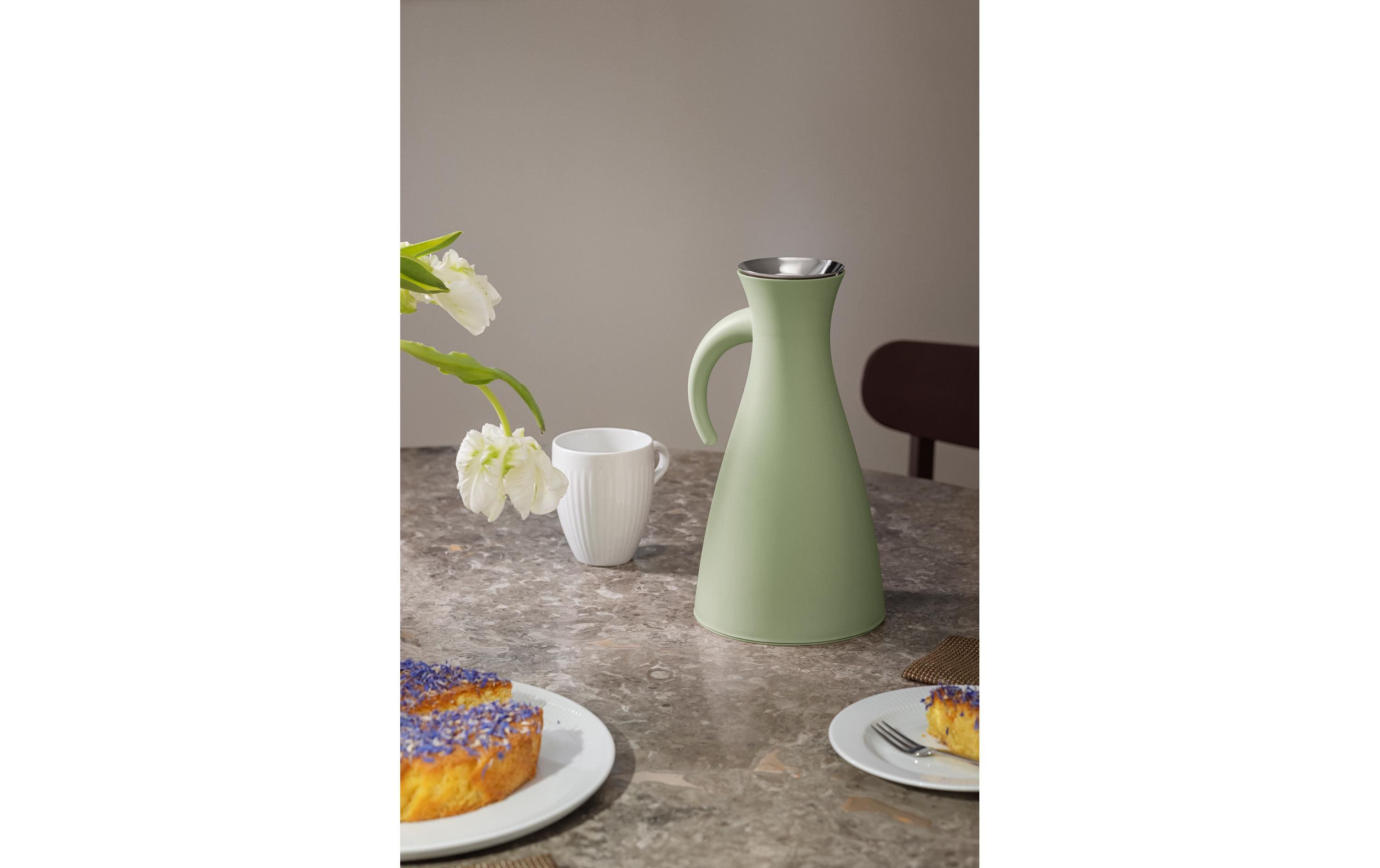 Thermoskanne 1000 ml, PistachioInnovative Isolierkanne mit tropffreiem Ausgiesser und langanhaltender Temperaturkontrolle