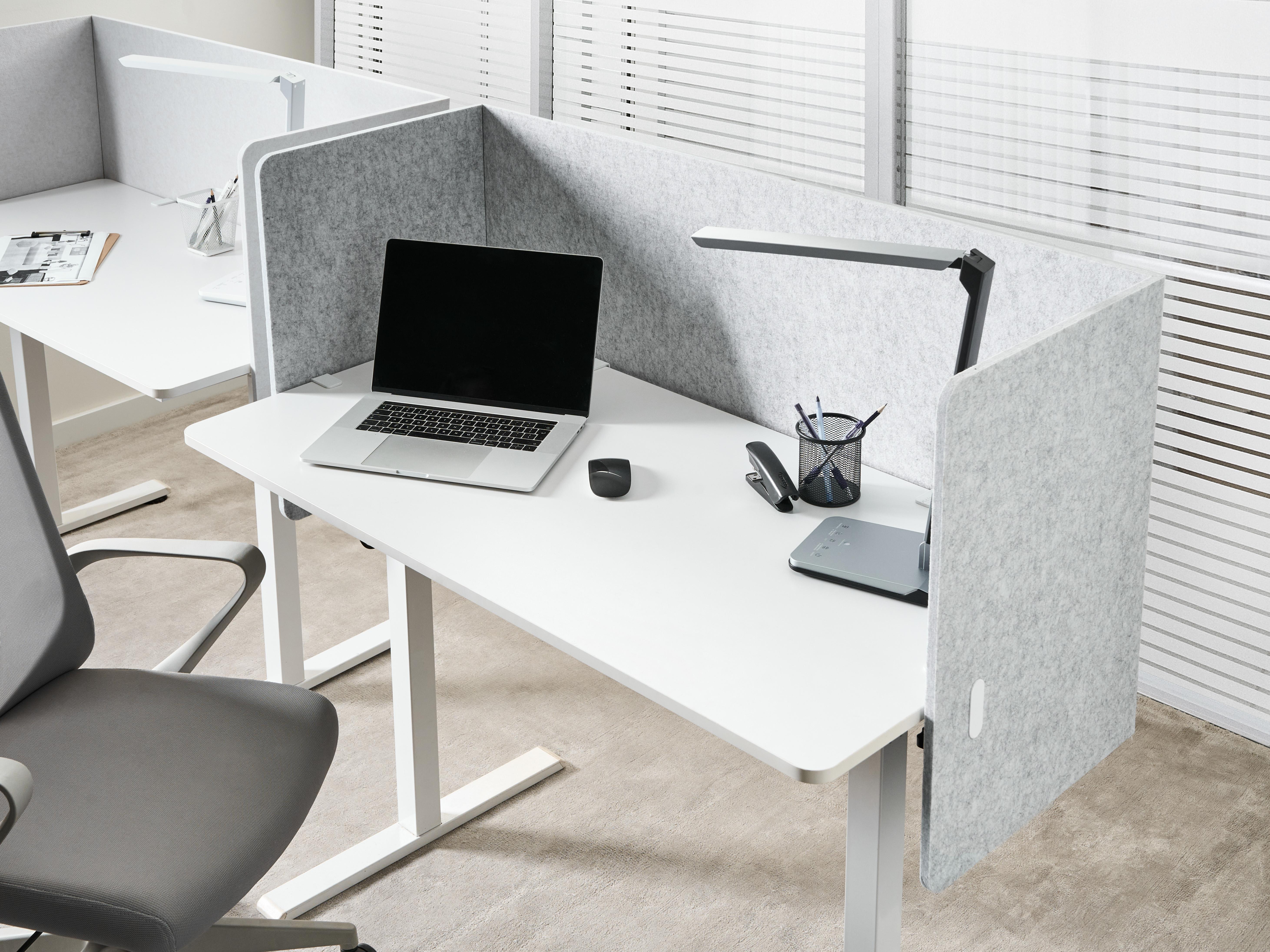 Bureauscheidingswand SOLOA Grijs