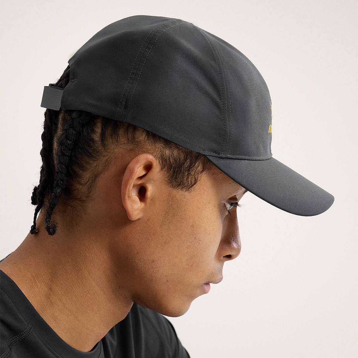 Arc'teryx Bird Word Trucker Curved Hat (Black) - Spejder Sport