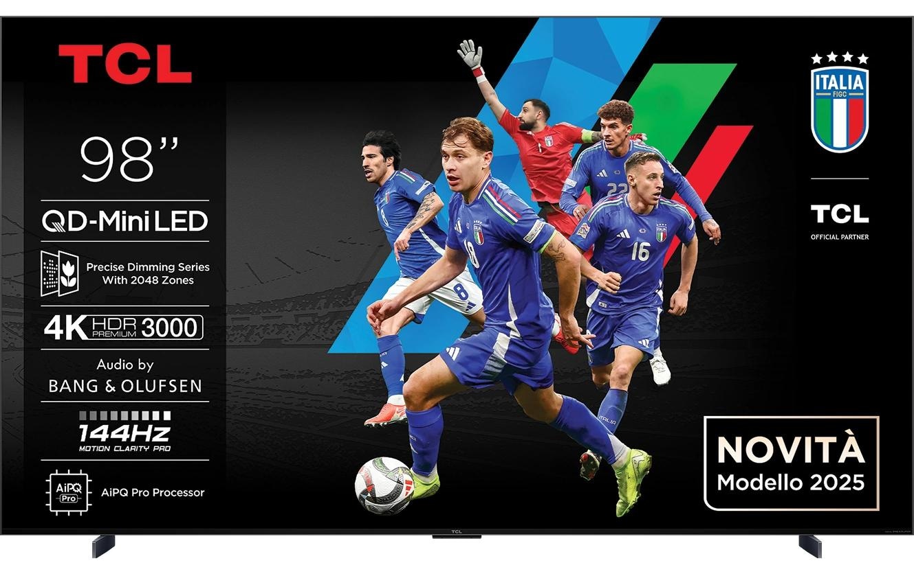 TCL QLED-Fernseher »98C7K« 249 cm/98 ″ Smart-TV