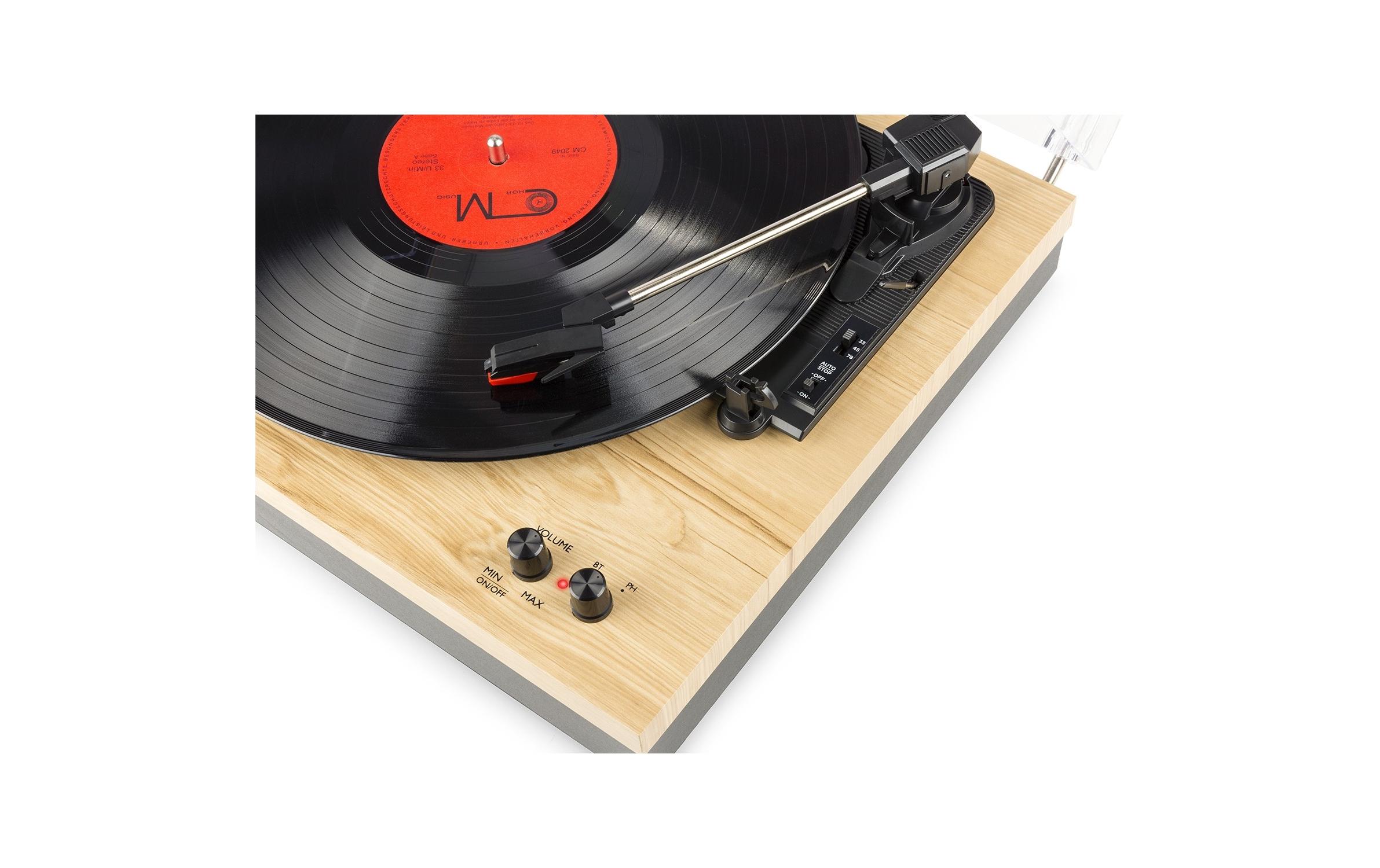 Plattenspieler RP165L Hellbraun<br>HiFi-Plattenspieler mit Riemenantrieb