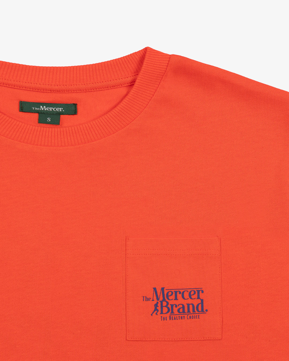 Mercer Amsterdam The Mercer Brand Logo Tee Rood T-Shirt