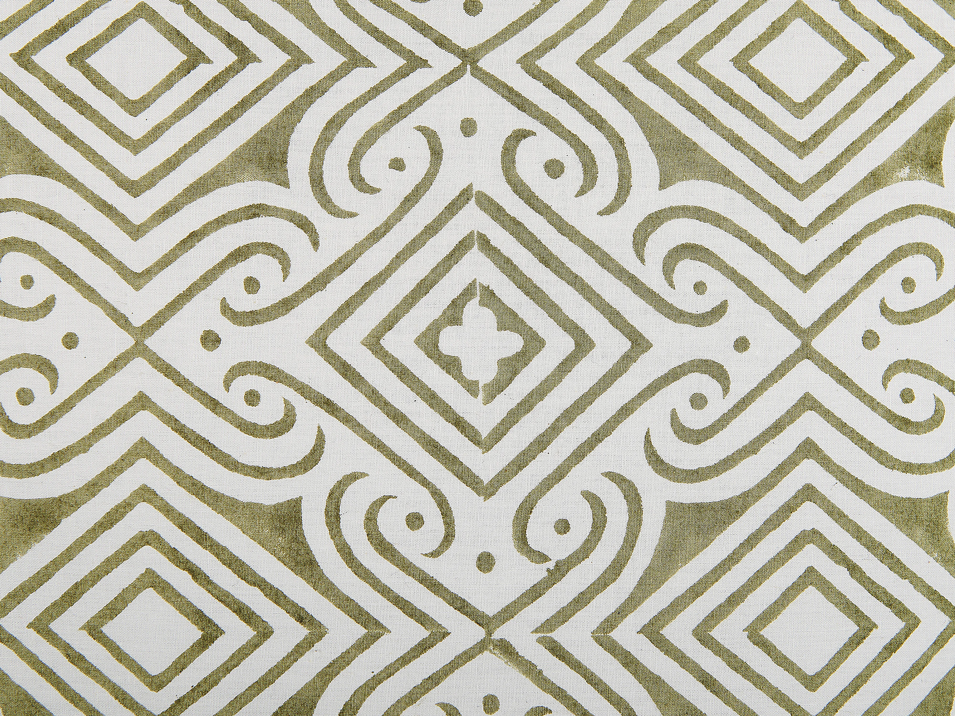 Sierkussen LARICS Katoen 45 x 45 cm Groen oosters patroon
