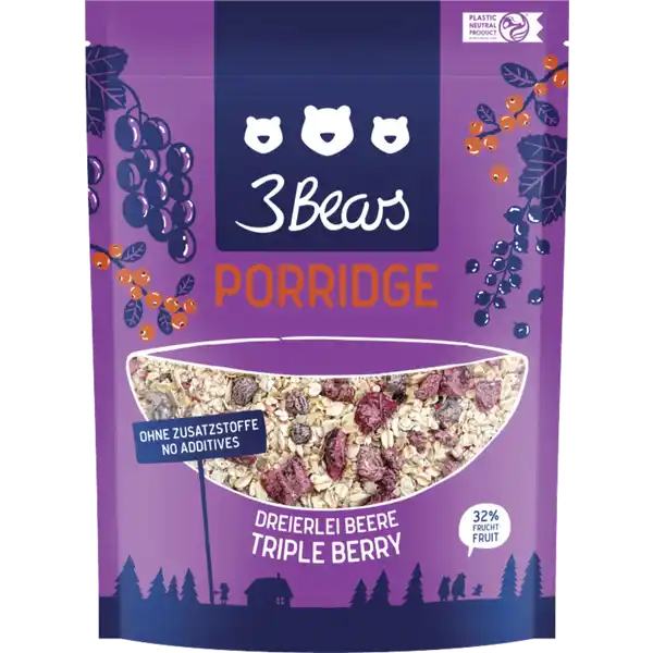 Porridge Dreierlei Beere